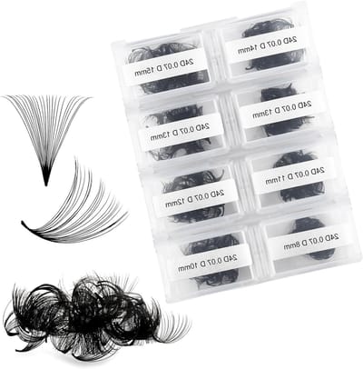 Volume Wimpers - Losse Fans - Wimperverlenging - Tijdbesparend - 600 Stuks - Zwart