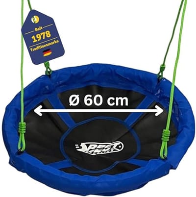 Tuinschommel voor Kinderen met In hoogte Verstelbare Touwen - Diameter 60 tot 110 cm, Belastbaar tot 150 kg