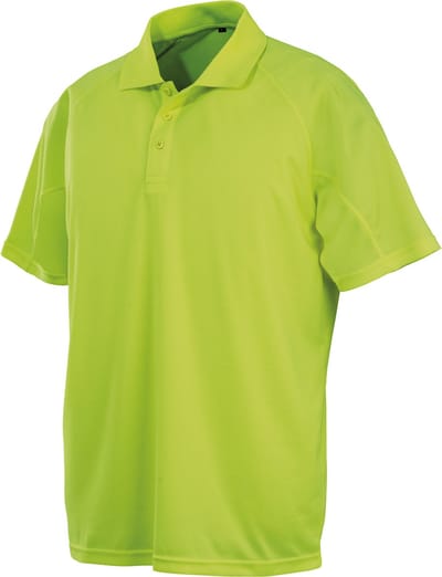 Performance Aircool herenpolo met korte mouwen Flo Yellow - XXL