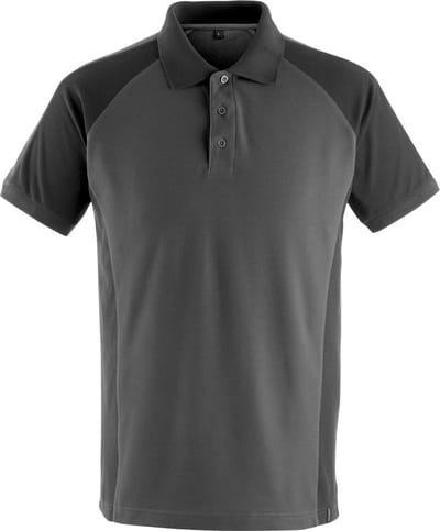Mascot Unique Poloshirt 50569-961 - donkerantraciet/zwart - 3XL