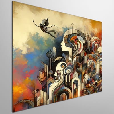 Kunstprint | Wanddecoratie | Dibond | 80 × 80 cm