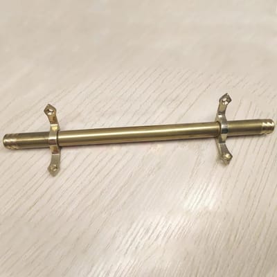 Traploperstangenset - Tapijthouders Clips - Trap Bekleden - Verstelbare Lengte - 97 Cm - Messing