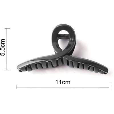 3 Stuks Haarclips Klauw Vrouwen Haarklauw Klemmen Haarspeld Klemmen Antislip Grip Kaak Klemmen gray