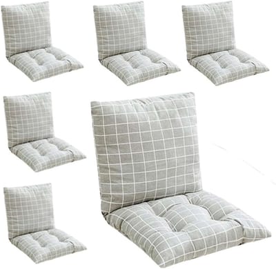 Stoelkussens Set - Zitkussens Buiten - Comfortabel Zitten - Met Bevestigingsbanden - 50x50cm - A1