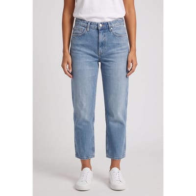 ARKET Dahlia Long Stretch Blue Size: W25 | Straight Pants Outlet | Dames | Blauw