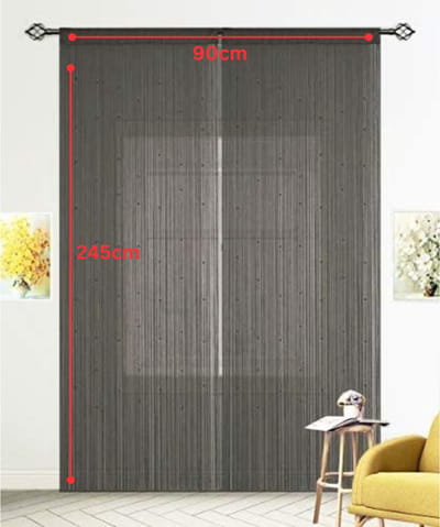 DailySupplies® Deurgordijn Kralen - Vliegengordijn - Macrame - Zwart