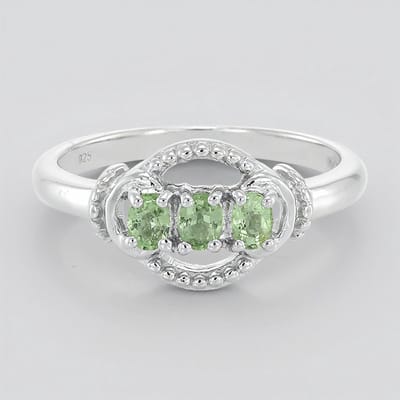 Cavill - Zilveren ring met 3 ovale Paraiba toermalijnen (0,31 ct) - Sterling zilver - Mozambique edelsteen - Moderne elegante damesring