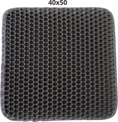 Bovista Kattenbak Mat - Katten Mat - Grit Opvanger - Schoonloopmat Kattenbak - Kattenbak Uitloopmat - Kattenbak Matje - Cat Litter Mat - Grijs - 40x50cm