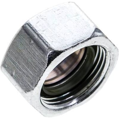 22 M30x2 End Cap Stalen FKM
