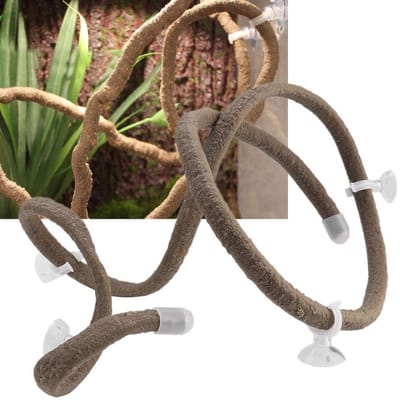Dailygoods- Takken voor Slangen - Kunstmatig Rotan - Flexibel en Veilig - Aquariumdecoratie - Reptiel Accessoires - 3D-Habitat Creëren - Reptieldecoratie