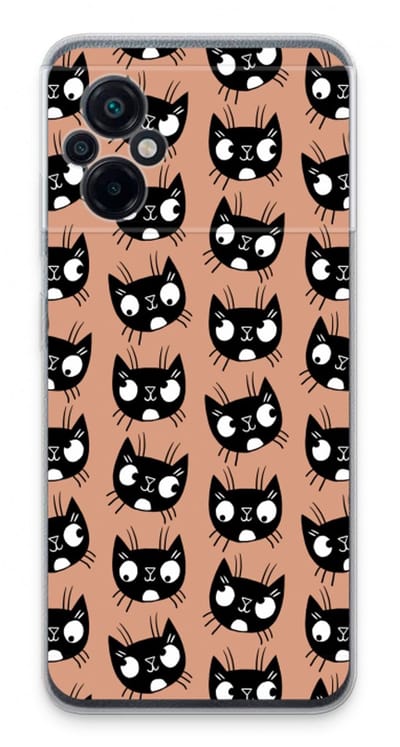 Case Company® - Hoesje geschikt voor Xiaomi Poco M5 hoesje - Kat - Soft Cover Telefoonhoesje - Bescherming aan alle Kanten en Schermrand