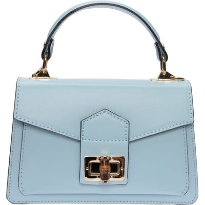 Roberta M Turquoise Rundleer Tas
