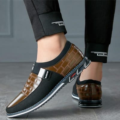 Nieuwe Herenschoenen Business Casual Schoenen Sportieve Trendy Schoenen Extra Grote Leren Herenschoenen Ademende Herenschoenen 48