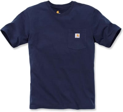 Carhartt Herren T-Shirt Workw Pocket T-Shirt S/S Navy-XXL