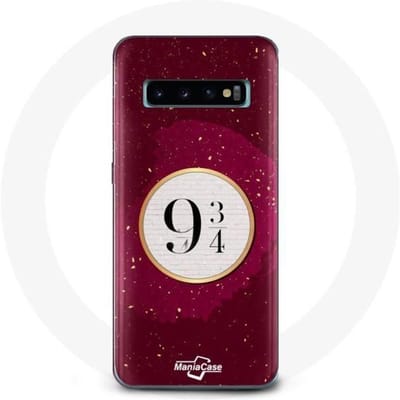 Hoesje - Harry Potter - Samsung Galaxy S10 Plus - Rood - Perron 9 3/4 - Hard