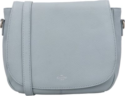 Charm London Washington Schoudertas - Overslag - Crossbody - Leer - Leren Dames Tas - Lichtblauw