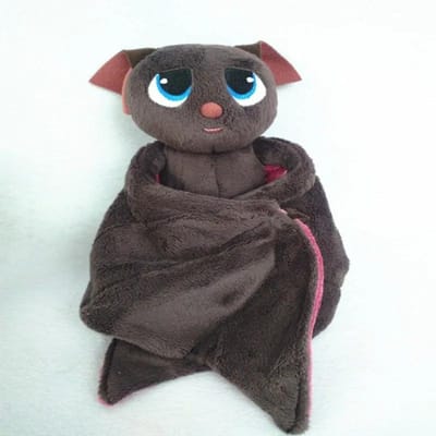 Nieuwe 19cm El Transylvania Schreeuwende Vleermuis Pluche Speelgoed Kamer Decoratie Kinderverjaardagscadeau Kerstcadeau 19cm gray