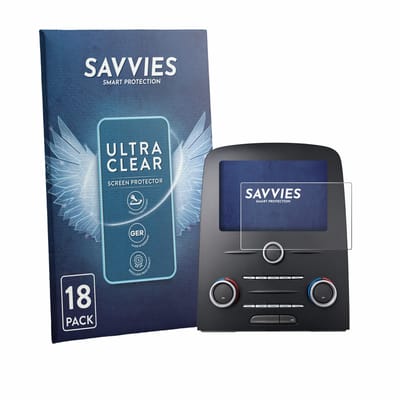 Savvies - Screenprotector voor Renault Scenic IV Intens Energy TCe 7" - Folie Beschermfolie transparant 18 Stuks