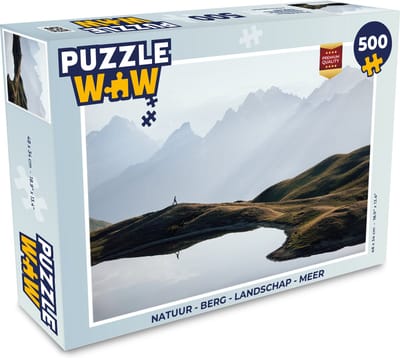 Puzzel Natuur - Berg - Landschap - Meer - Legpuzzel - Puzzel 500 stukjes