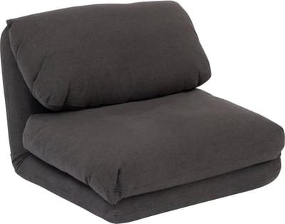 Atmosphera Marza eenzit fauteuil/slaapbank - Donkergrijs - Uittrekbaar