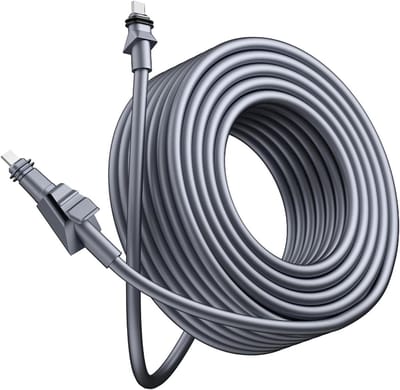 Vervangende Verlengkabel - Routerkabel Koper - Stabiele Internetverbinding - IP68 Waterdicht - 25 meter - Zwart