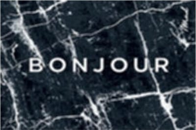 Mad About Mats - Bailey - deurmat - bonjour - schoonloop/scraper - wasbaar - 50x75cm