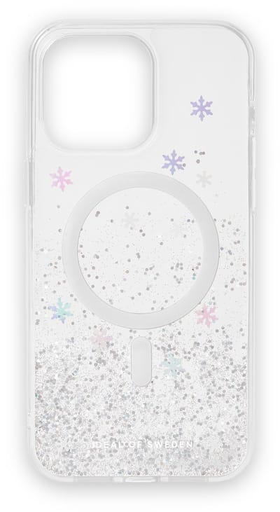 iDeal of Sweden Clear Case Premium MagSafe geschikt voor Apple iPhone 15 Pro Max Snow Flake