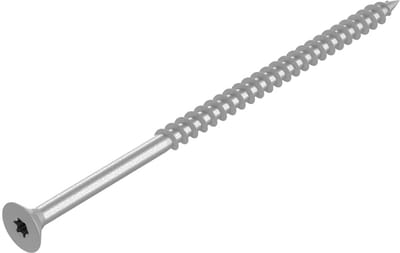 Spaanplaatschroeven RVS V2A 6x140mm - Houtschroef met Gedeeltelijke Schroefdraad en TX Aandrijving - 50 Stuks