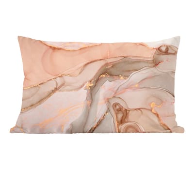 Sierkussens - Kussentjes Woonkamer - 60x40 cm - Marmer - Roze - Rosé