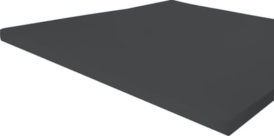 Walra Jersey Hoeslaken Topper - Hoeslaken 90x200 - 100% Katoen - Antraciet