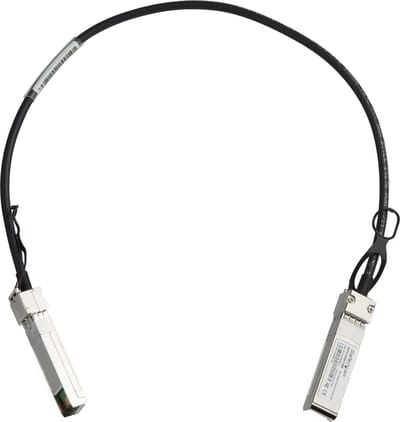 StarTech.com Cisco SFP-H10GB-CU1M Comp SFP+ Twinax Cable - 0.5 m (1.6 ft.) - 10GBase direct attach cable - 50 cm - black - Zwart - 0.5m