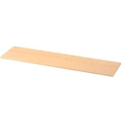 Afdekplaat TOPAS LINE, voor archiefrekken en kasten,  B 1605 mm, esdoornpatroon