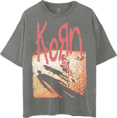 Korn - Shadow Playground Heren T-shirt - S - Grijs