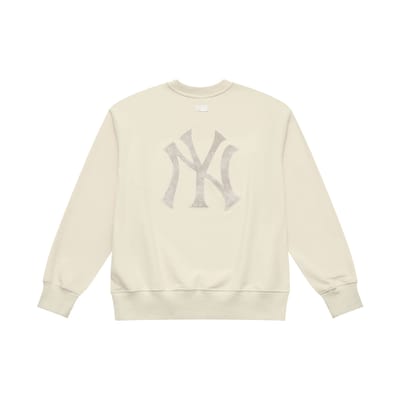MLB Monogram Serie New York Yankees Modieuze Casual Klassieke Comfortabele Losse Sport Hoodie Unisex hoodie 3AMTM0654-50CRD S white