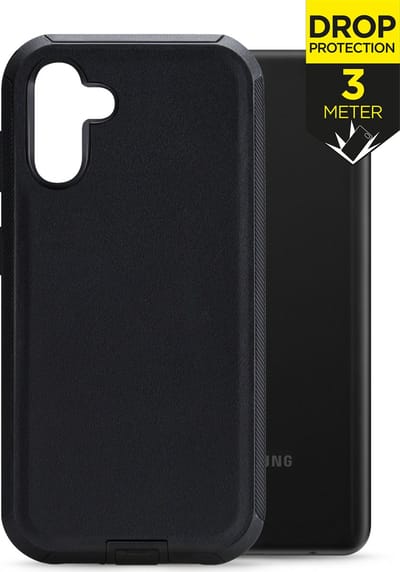 Mobilize Hoesje geschikt voor Samsung Galaxy A13 5G Telefoonhoesje Hardcase | Mobilize Defender Backcover Shockproof | Schokbestendig Galaxy A13 5G Telefoonhoesje | Anti Shock Proof - Zwart