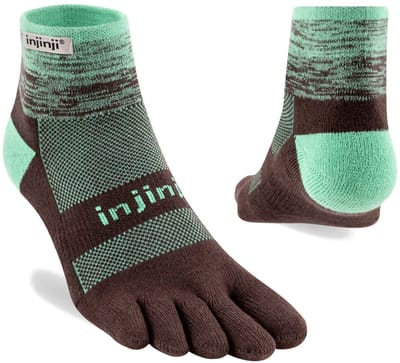 Injinji Trail Midweight Mini-Crew - Mint - 37-40