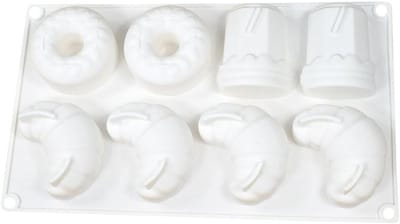Siliconen Cakevorm voor Croissants en Mini Desserts, Veelzijdige Chocolade- en Snoepvorm, Warmtebestendig en Perfect voor Feestjes