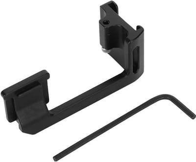 Camera Accessoire Houder - Flitsschoen Uitbreiding - Microfoon Bevestigen - CNC Aluminium Constructie - 11 x 8 x 3 cm