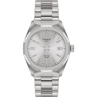 Tissot Roestvrij Staal zilveren Wijzerplaat Heren Modehorloge T151.822.11.031.00 zilver