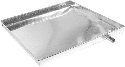 Airconditioner Lekbak - Afvoerbak Airco - Water Opvangen - Stabiele Constructie - 44 x 40 cm - Zilver