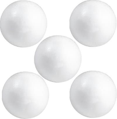 Piepschuim bol/bal - Pakket van 12x stuks - wit - D10 cm - styropor - hobby figuren - DIY - knutselen - basis materiaal