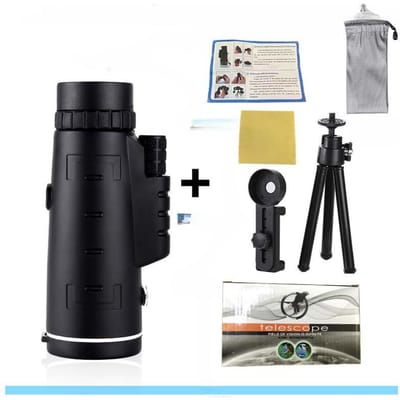 Kompas 80x100 Monoculair High-definition Weinig licht Nachtzicht Mobiele telefoon Fotoconcert Buiten Grensoverschrijdend black