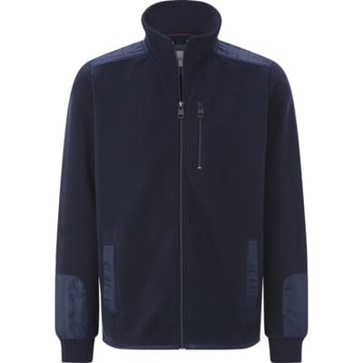 Babista herren Fleecejack - 44/46 - donkerblauw - Plus Size