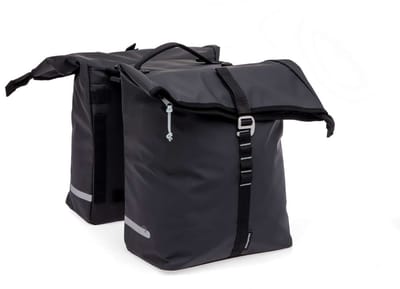 New Looxs ® Cantos Double MIK 2.0 – Dubbele Fietstas - Geschikt voor elke Bagagedrager- Ook voor Electrische Fietsen – 36 liter – Afneembare Fietstas voor MIK Bagagedrager - Zwart