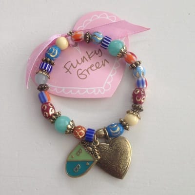 Blond Amsterdam - Armband funky green 168732