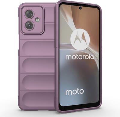 Coverup Hoesje - Geschikt voor Motorola Moto G54 Hoesje - Coverup Hands-On Rugged Back Cover - Paars