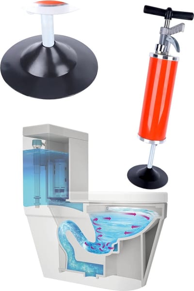 Ariqo Ontstopper - Gootsteenontstopper - Luchtdruk Ontstopper - Rioolontstopper - Ultieme Oplossing Voor Verstoppingen