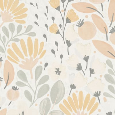 Erismann Vinylbehang 10518-05 - La Terasse - Botanisch Wit - 53cm x 10.05m