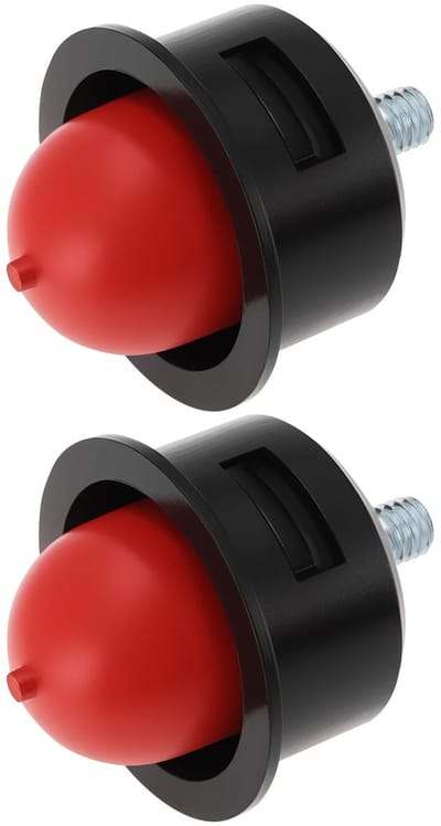 Dailygoods- Oliebol - 2 Stuks - Rubber/Kunststof - Hoogwaardige