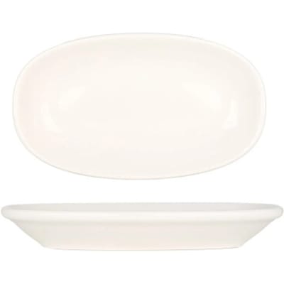 Bonna Serveerschaal - Gourmet - Porselein - 19x11 cm - set van 2